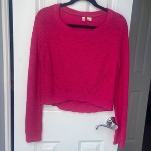 Cropped sweater from Anthropologie
